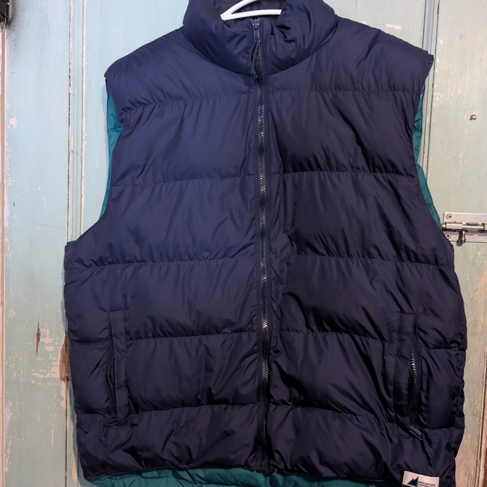Vintage MEC Navy Blue Puffer Vest